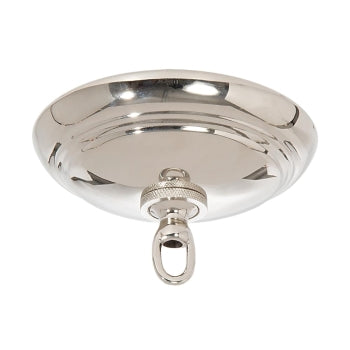 Nickel Finish Solid Spun Brass Ribbed Canopy Kits (11734N)