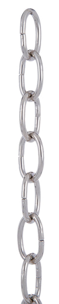 Nickel Plated 5 Gauge Oval Steel Chain