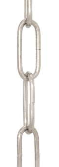 Nickel Plated 6 Gauge Heavy Duty Straight-Sided Steel Chain