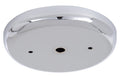 Nickel Plated Finish, 5 1/4 Inch Steel Ceiling Canopy