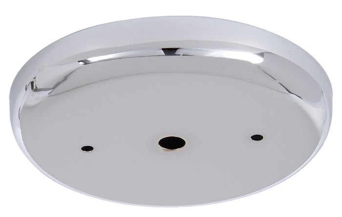 Nickel Plated Finish, 5 1/4 Inch Steel Ceiling Canopy