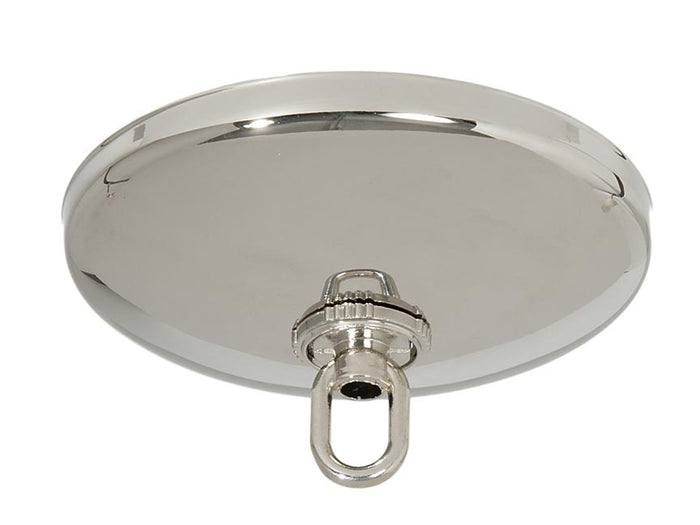 Nickel Plated Modern Ceiling Canopy & Canopy Kit