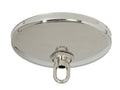 Nickel Plated Modern Ceiling Canopy & Canopy Kit