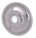 Nickel Plated Stamped Brass Bobesche, 2 3/4" dia.