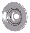 Nickel Plated Stamped Brass Bobesche, 2 5/16" dia.