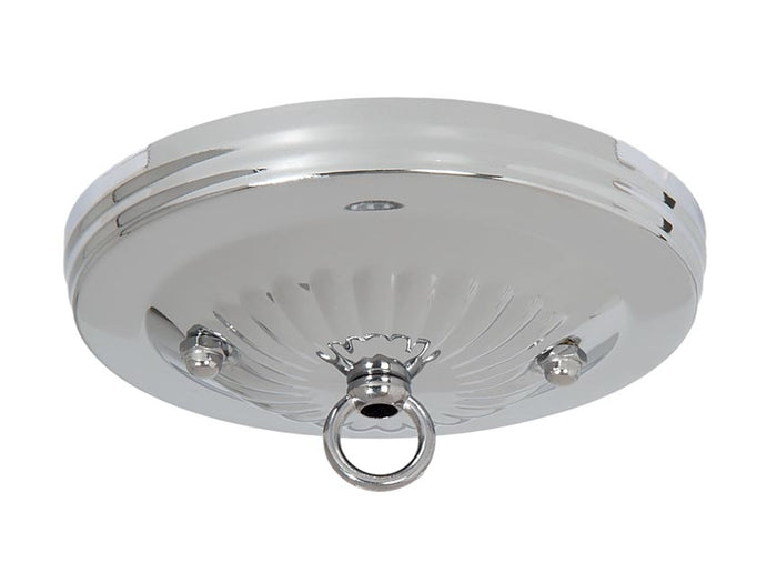 Nickel Plated Steel Ceiling Canopy Kit, 5-1/8" dia.