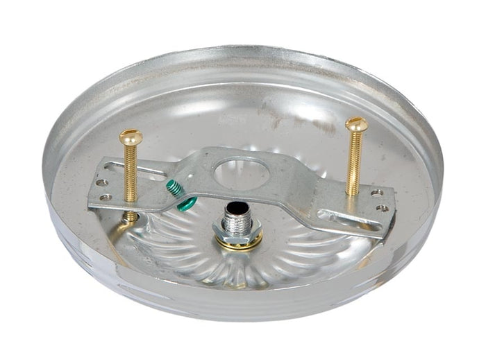 Nickel Plated Steel Ceiling Canopy Kit, 5-1/8" dia.