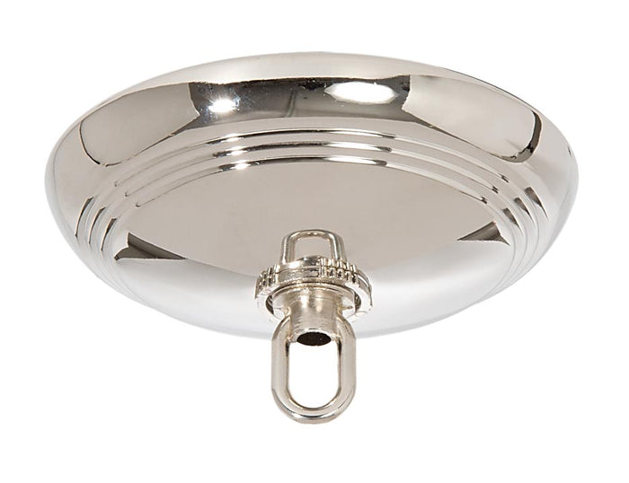 Nickel Screw Collar Ribbed Canopy Kits
