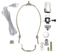 Nickel Table Lamp Wiring Kit with 3-way Socket