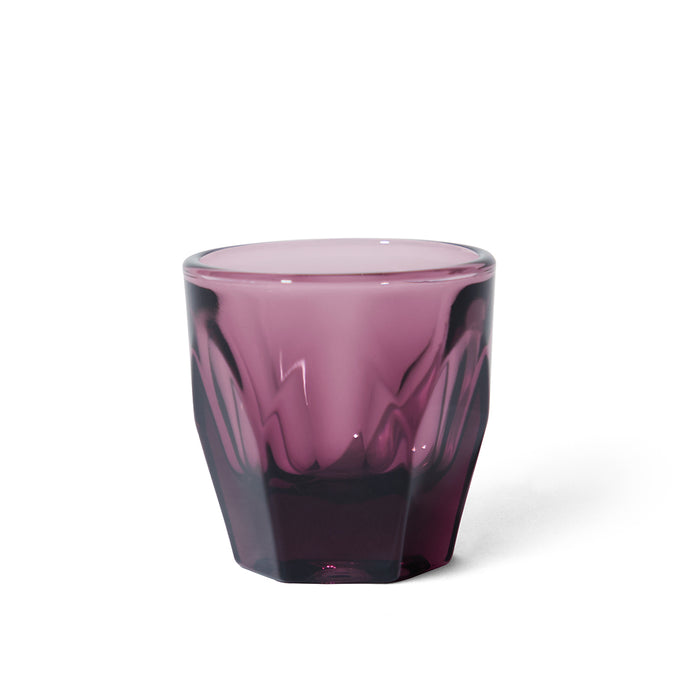 NotNeutral amethyst Vero cortado glass displayed on a white background