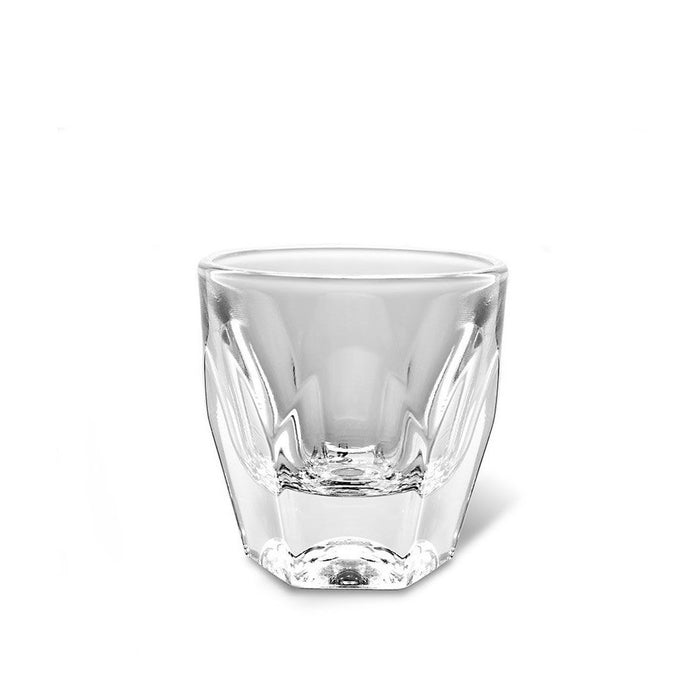 Clear Notneutral vero cortado glass displayed on a white background