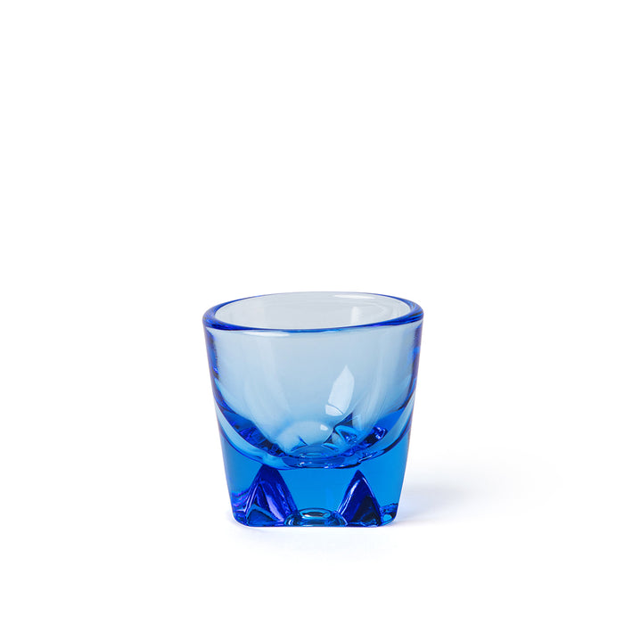 Ocean blue Notneutral vero espresso glass displayed on a white background