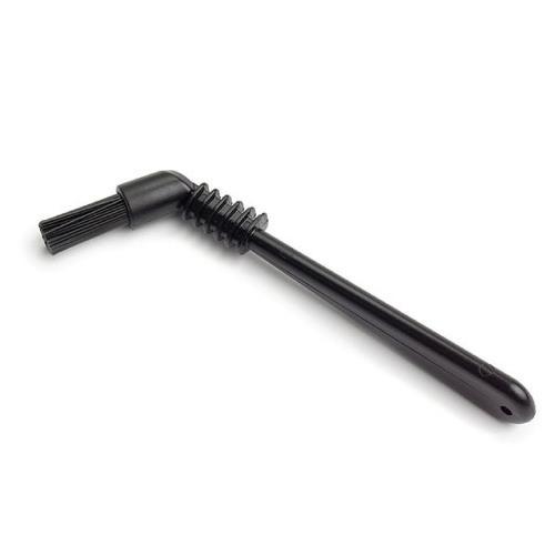 Black brush tool on a white background