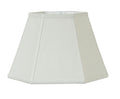 Off White Fine Linen Hexagon Lamp Shade