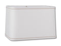 Off White  Linen Round Corner Rectangle Lampshade