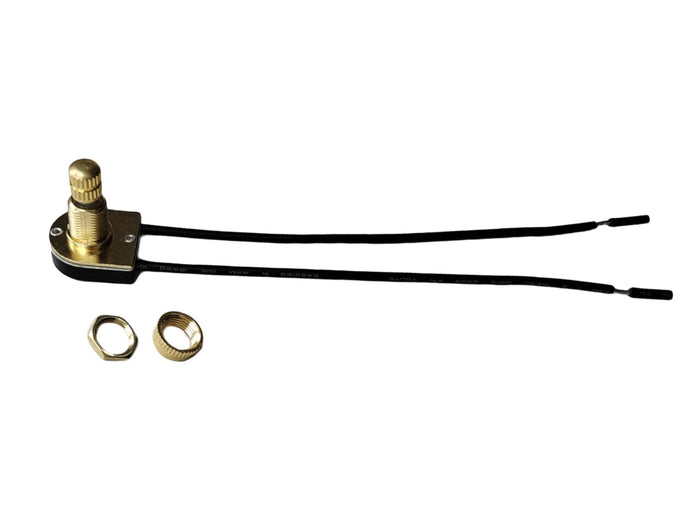 On/Off Brass Rotary Canopy Switch (40400i)