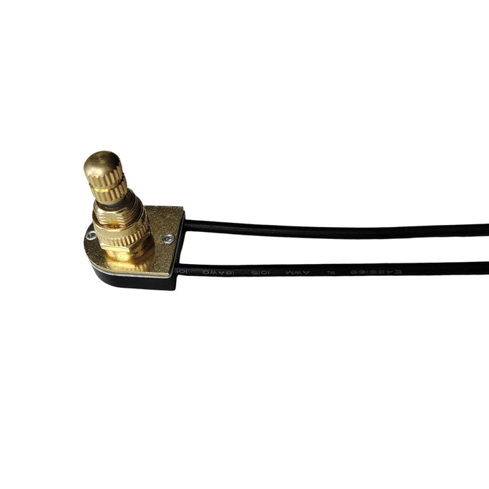 On/Off Brass Rotary Canopy Switch (40400i)