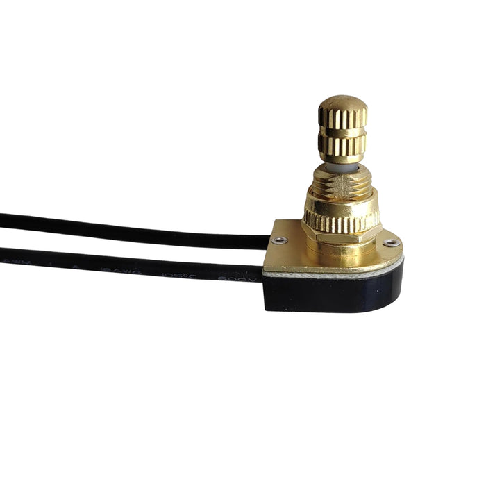 On/Off Brass Rotary Canopy Switch (40400i)