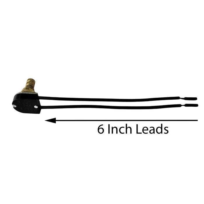 On/Off Brass Rotary Canopy Switch (40400i)