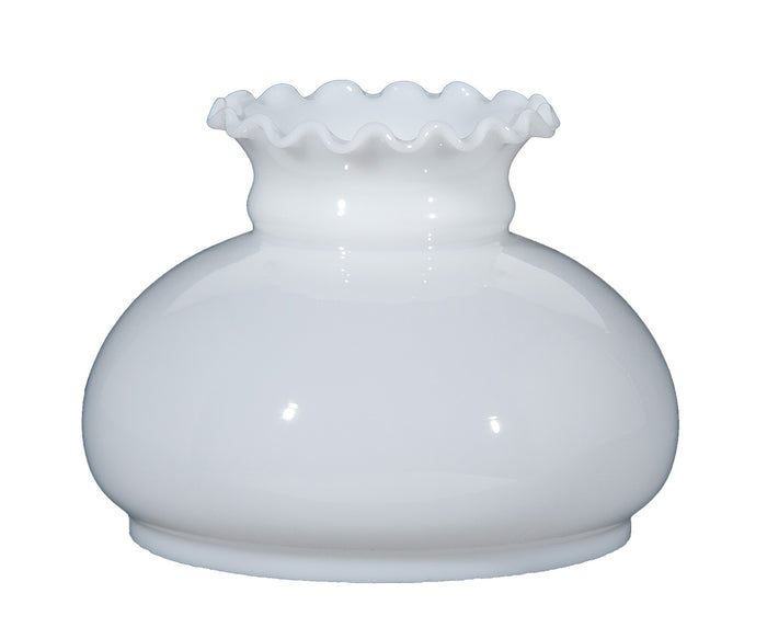 Opal Glass Student Shade - Crimp Top, 7 inch fitter