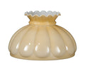 Opal Melon Shade, Buff Nu-Gold Background Crimped Top, 10 inch fitter