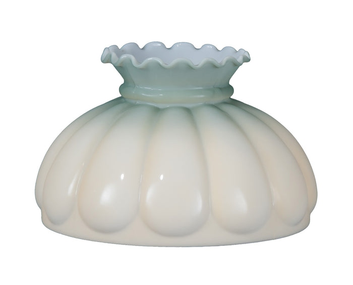 Opal Melon Shade, Hunter Green to Cream Tint, 10 inch fitter