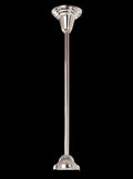 Pendant Fixture with Nickel Finish, 4" fitter
