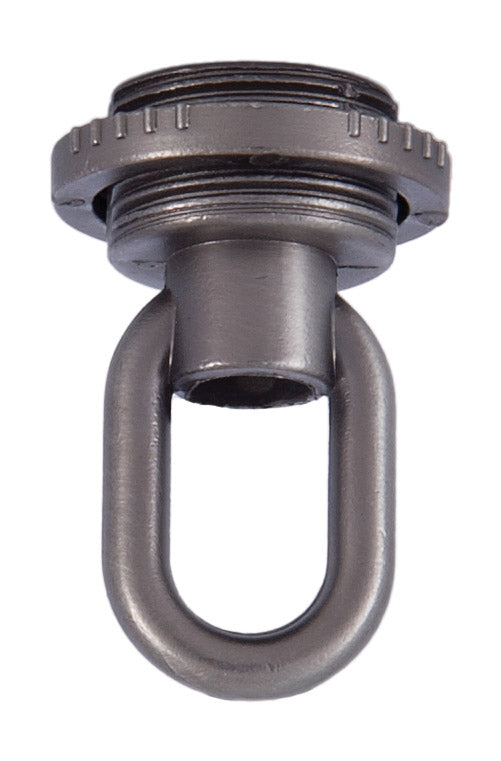 Pewter Die Cast Screw Collar Loop 1/4 F Tap