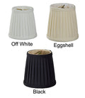 Pleated Mini Deep Drum Shade- Tissue Shantung (00705)