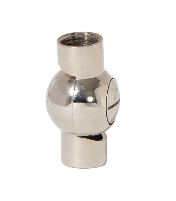 Polished Nickel Finish Die Cast Swivel, 41mm Long, 1/4F