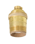 Premium Unfinished Heavy Turned Brass Keyless Short Socket, UNO Thread