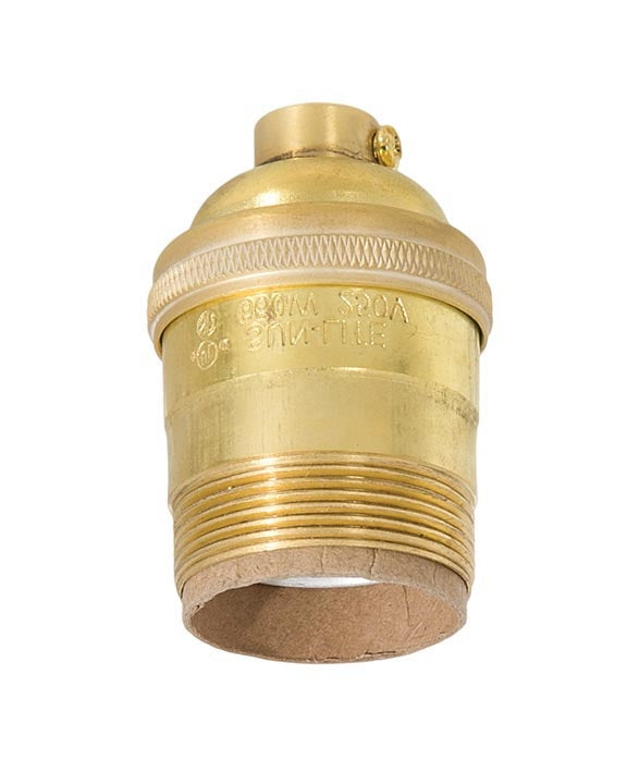 Premium Unfinished Heavy Turned Brass Keyless Short Socket, UNO Thread