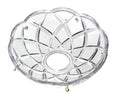 Pressed Glass Bobeche, Your Choice of Size, Number of Pins, and Center Hole Diameter