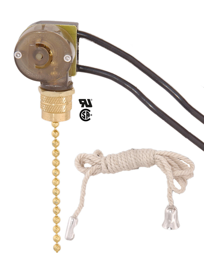 Pull-Switch for Canopy or Fan Light