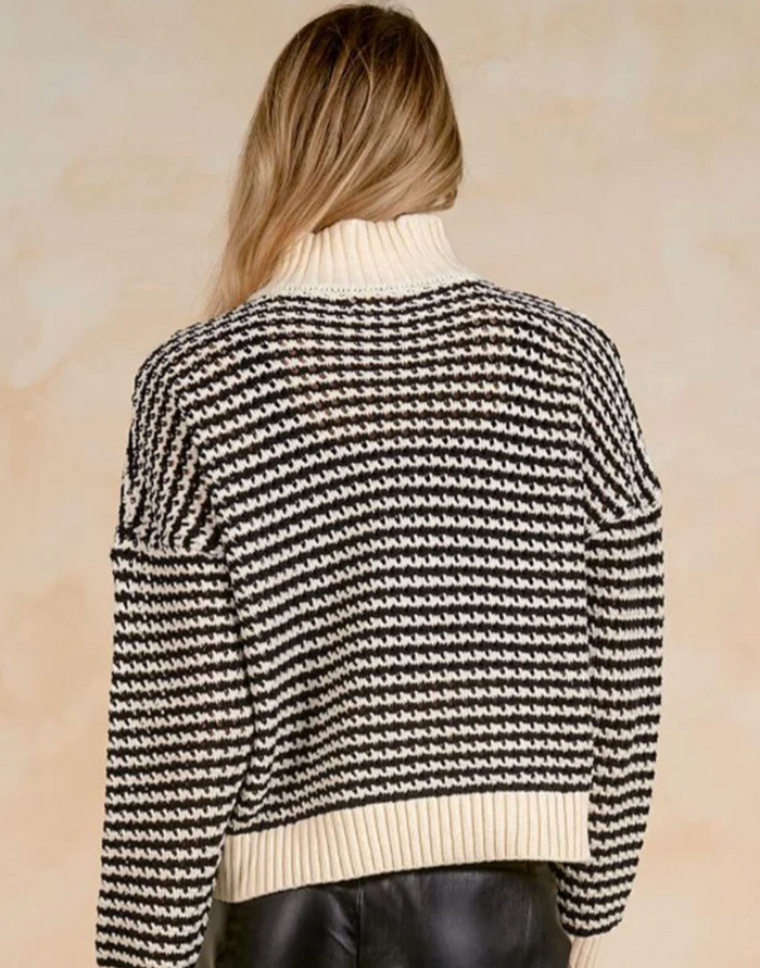 Quarter Zip Cotton Sweater