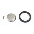 Rancilio Silvia Group Head PM Kit with screw, filter, and gasket displayed on a white background
