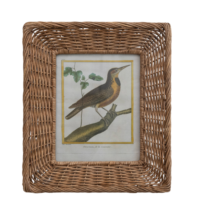 Rattan Woven Photo Frame  8" x 10" Photo