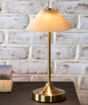 RECHARGEABLE GOLD LED LAMP