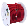 Red COTTON Pulley Cord - Wire 3-Wire Lamp Cord - Lamp Wire