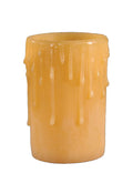Resin Large Diameter Gold Candle Covers, Choice of Size