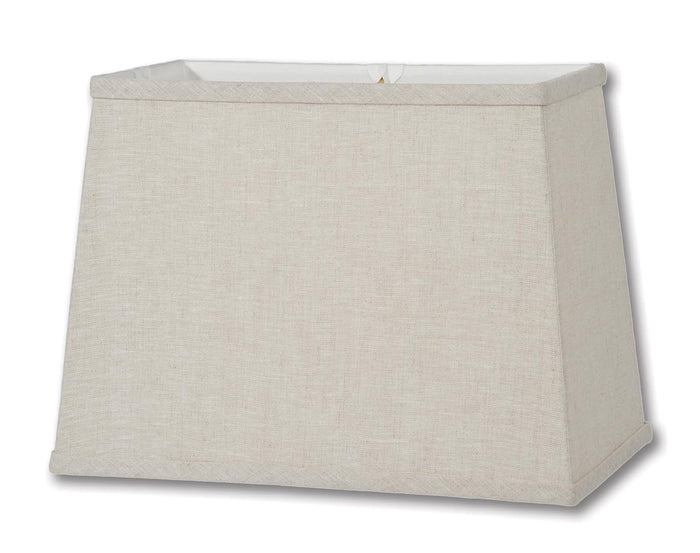 Retro Rectangle Lamp Shades - Natural Color, 100% Fine Linen Material