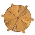 Rico & Plato Napoletana 15 inch pizza serving board on a white background