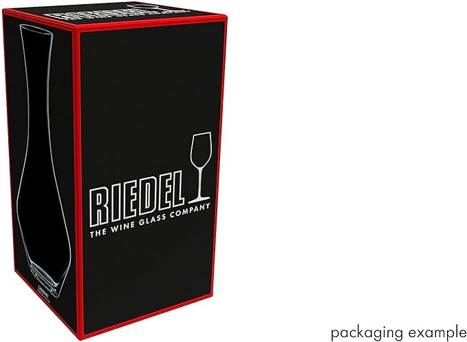 Riedel cabernet decanter packaging on a white background