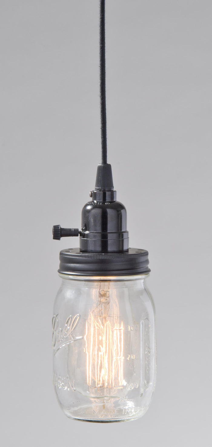 1 3/8" Diameter Mason Jar Lid/Holder for For Custom Pendant Lighting