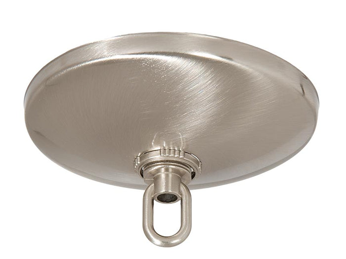 Satin Nickel Finish, Modern Ceiling Canopy & Canopy Kit