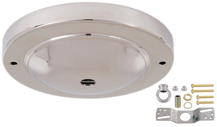 Shallow Dome Nickel Canopy & hardware kit with matching finish