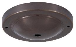 Shallow Dome Shape Bronze Canopy & hardware kit with matching finish