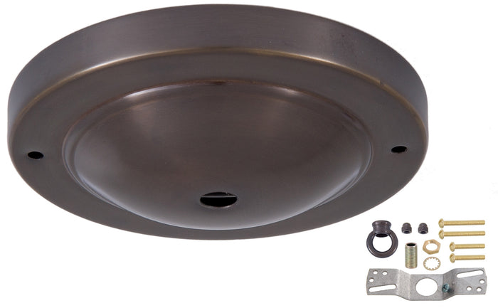 Shallow Dome Shape Bronze Canopy & hardware kit with matching finish