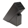 Shun Bamboo Slimline Block: 6-Slot / Dark Stain displayed on a white background