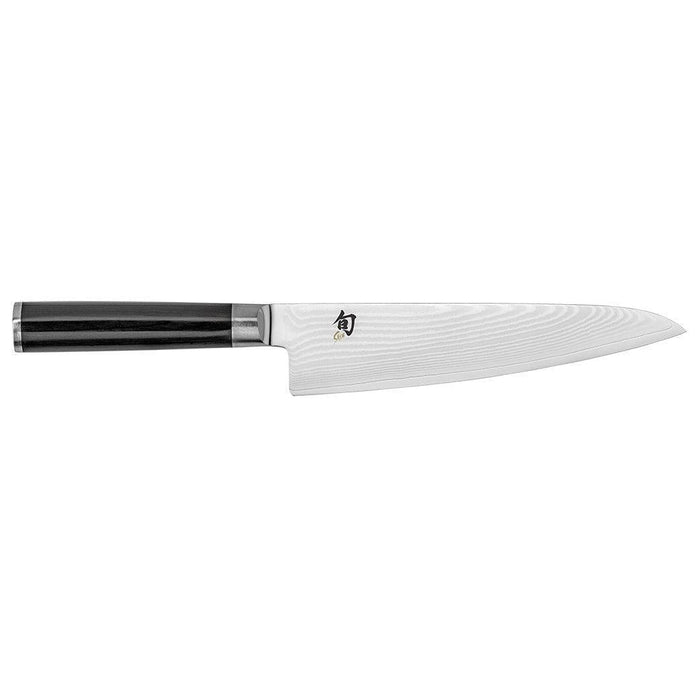 Shun Classic Asian Cook's Knife - 7″ displayed horizontally on a white background